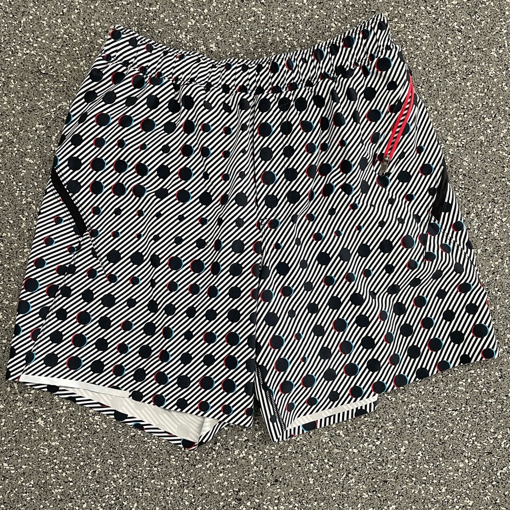 Lululemon Surge Short Seawheeze short 7” with liner 3D print Rare Size Medium